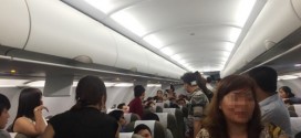 Vụ đánh nhau đã gây mất trật tự trên chuyến bay lúc chuẩn bị khởi hành - Ảnh: Long Nga