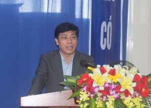  Thứ trưởng Bộ GTVT Nguyễn Ngọc Đông phát biểu chỉ đạo diễn tập. 