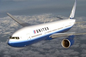 Một máy bay của hãng United Airlines. 