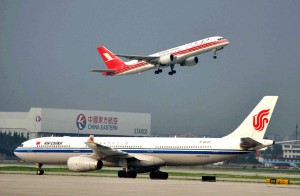 Hãng Air China, một trong những hãng hàng không được tác ra từ CAAC