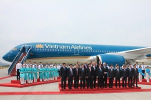 Chiếc A350XWB mới được Vietnam Airlines nhận về ngày 2-7