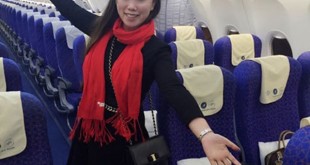 Còn chị Trương lại vô tình "bao trọn" chuyến bay như thế này đây.