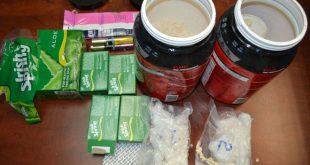 Số lượng ma túy đá được cất giấu trong dầu gội, bánh kẹo, hộp bột dinh dưỡng