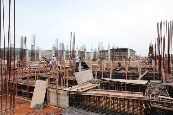 Cảng hàng không Qảng Ninh đang gấp rút thi công