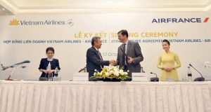 vietnam airlines hợp tác với air france