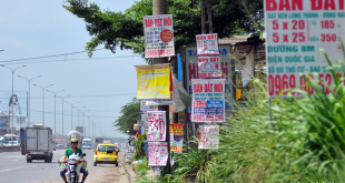 Rao bán đất trên quốc lộ 51, đoạn khu vực làm dự án sân bay Long Thành