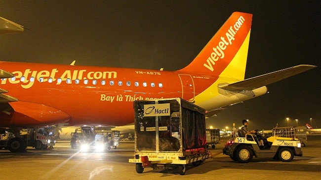 Dịch vụ vận chuyển hàng hóa của Vietjet Cargo