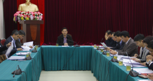 Bộ trưởng Nguyễn Văn Thể chủ trì cuộc họp.