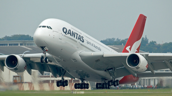 Máy bay siêu lớn A380 của Qantas Airlines
