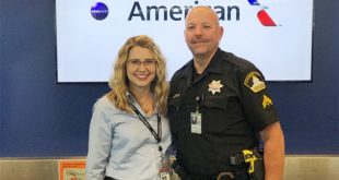 Hành động của Denice được cảnh sát và hãng hàng không của Mỹ tuyên dương.