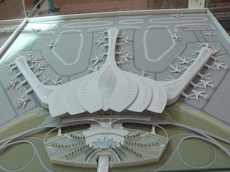 Mô hình Cảng hàng không Long Thành được chọn để xây dựng trong thời gian tới.