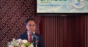 Ông Đặng Tất Thắng, tổng giám đốc Bamboo Airways chia sẻ về ý tưởng sử dụng hình cây tre Việt Nam vào bộ nhận diện thương hiệu của hãng.