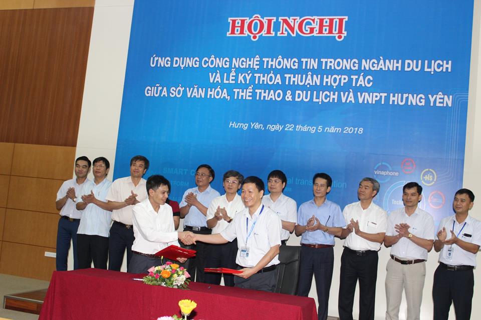 Ký kết hợp tác giữa VNPT Hưng Yên và Sở Văn hóa, Thể thao & Du lịch về phát triển du lịch thông minh