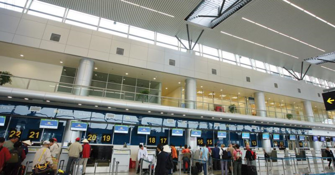 Nhà ga hành khách Cảng hàng không quốc tế Đà Nẵng.