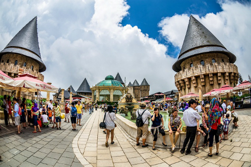 Bà Nà Hills được mệnh danh là “châu Âu thu nhỏ” ở Đà Nẵng.