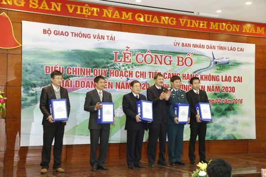 Công bố điều chỉnh quy hoạch chi tiết CHK Sa Pa đến năm 2020, định hướng đến năm 2030 tại Lào Cai ngày 26-2-2016 