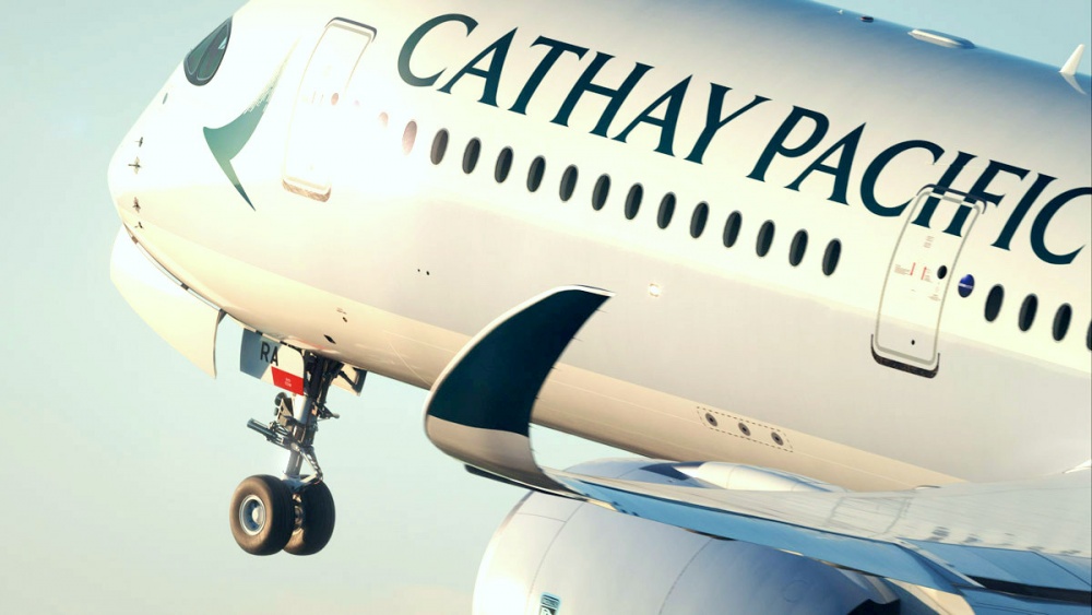 Hãng hàng không Cathay Pacific.
