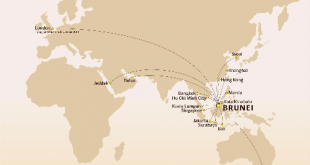 Hiện hãng có đường bay TP HCM – Brunei và từ Brunei đi Bangkok, Kuala Lumpur, Singapore, Jakarta, Surabaya, Bali, Melbounrne, Seoul, Shanghai, Hong Kong, Manila, Kota Kinabalu...