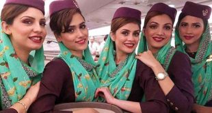 Các tiếp viên của hãng hàng không quốc tế Pakistan (PIA)