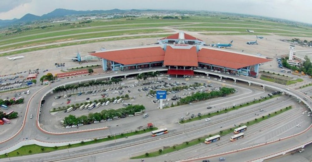 Nhà ga quốc nội sân bay Nội Bài. 